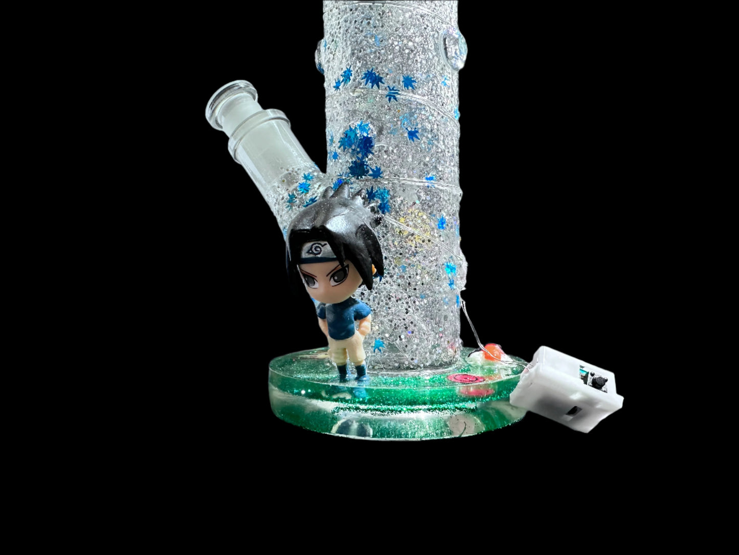 TOON DREAMZ NARUTO N ITACHI UCHIHA LARGE GLASS BONG