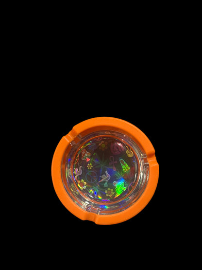 SILICONE GLASS ASHTRAY