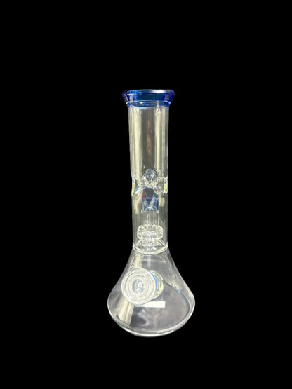 MEDIUM BLUE MOUTHPIECE GLASS BONG