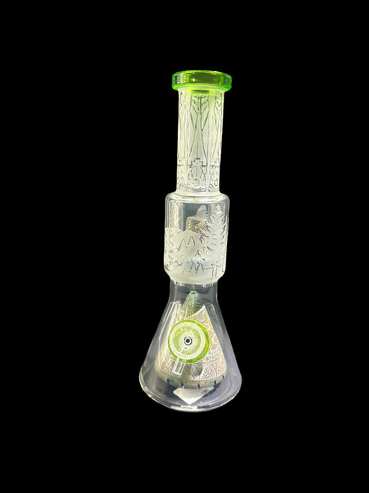 FROSTED TREE GLASS BONG