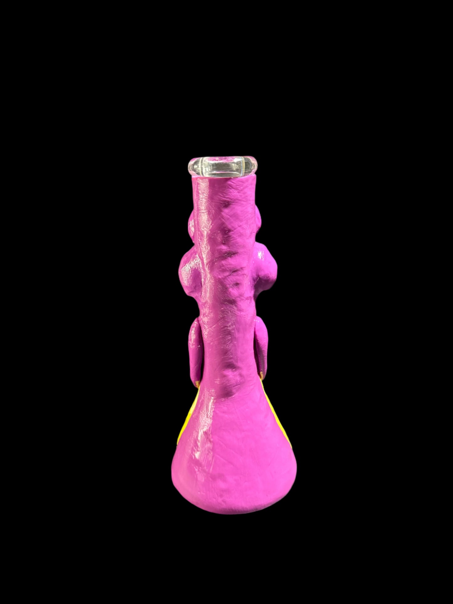 SCULPTED ALLIGATOR GLASS BONG *GLOWS IN THE DARK*