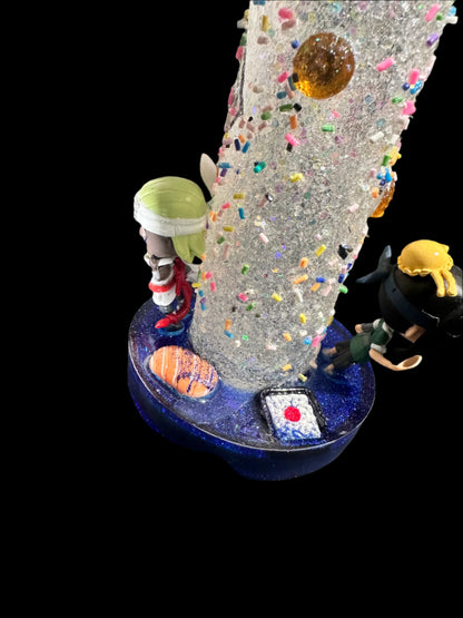 TOON DREAMZ NARUTO HAKU & killer bee glass bong