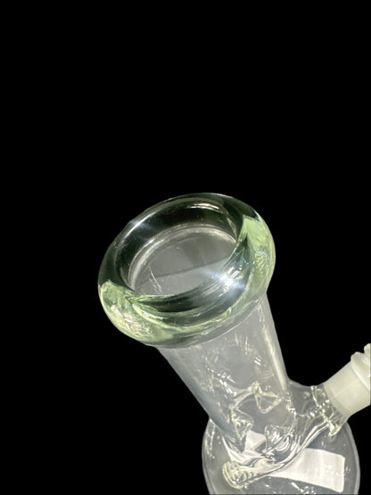 SMALL GREY MOUTHPIECE GLASS BONG