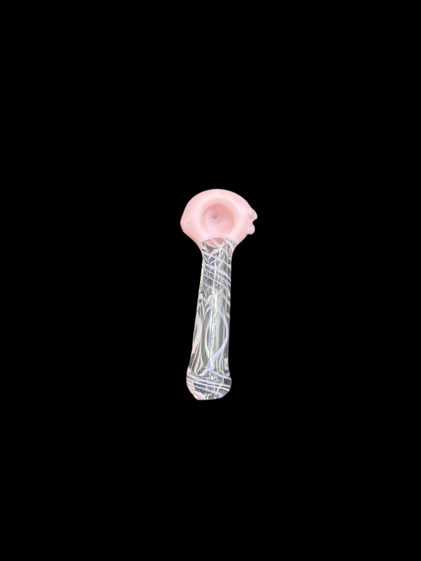 COLORFUL STRIPES GLASS HAND PIPE