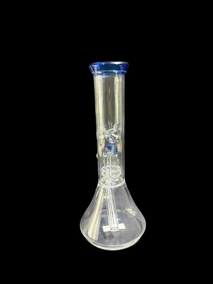 MEDIUM BLUE MOUTHPIECE GLASS BONG