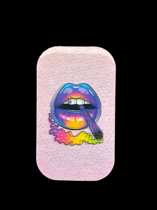 COLORFUL LIPS LARGE ROLLING TRAY