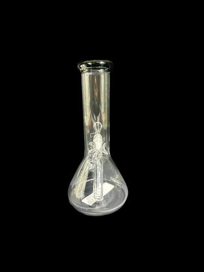 SMALL GREY MOUTHPIECE GLASS BONG