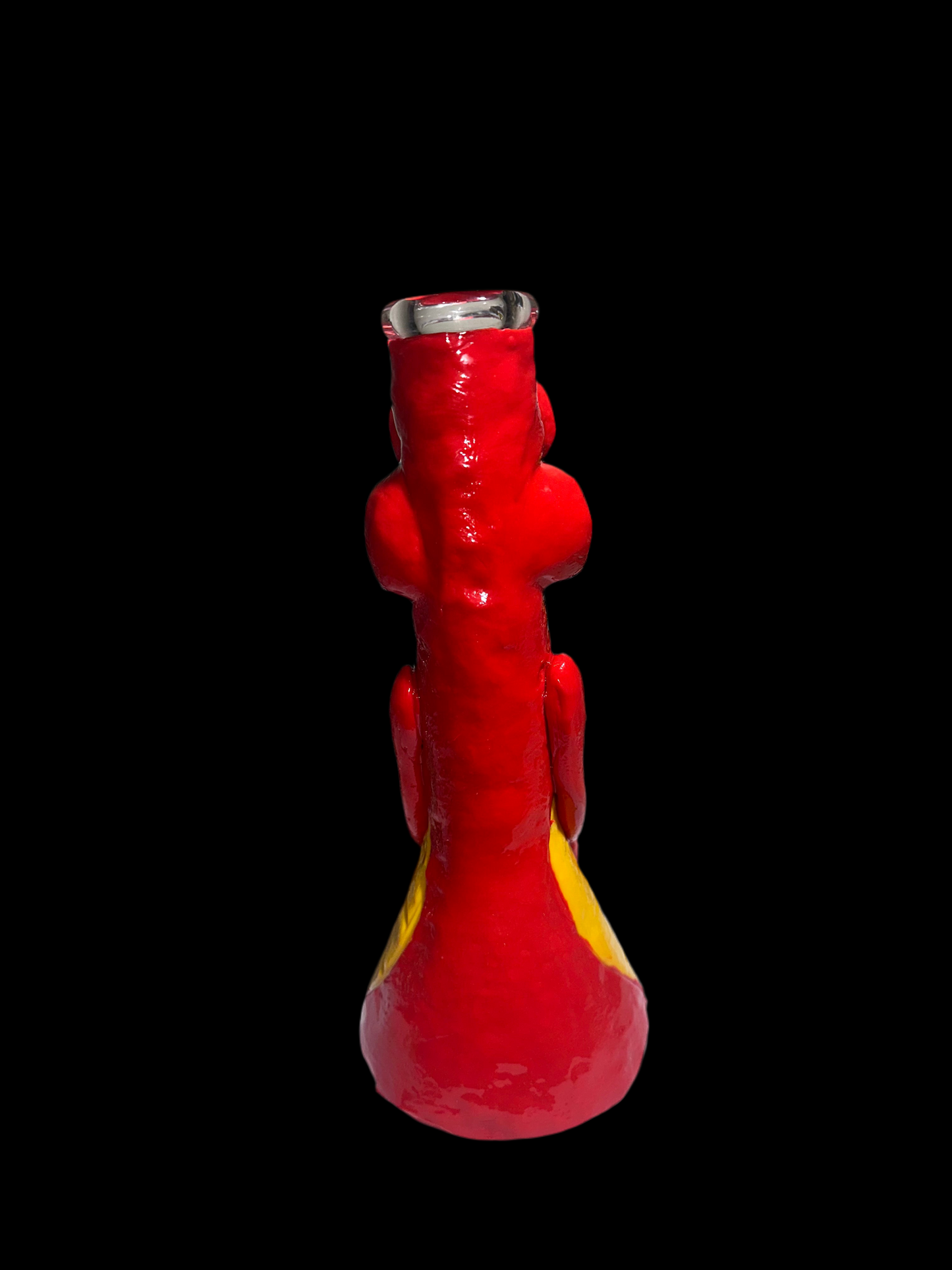 SCULPTED ALLIGATOR GLASS BONG / DAB “ GLOWS IN THE DARK