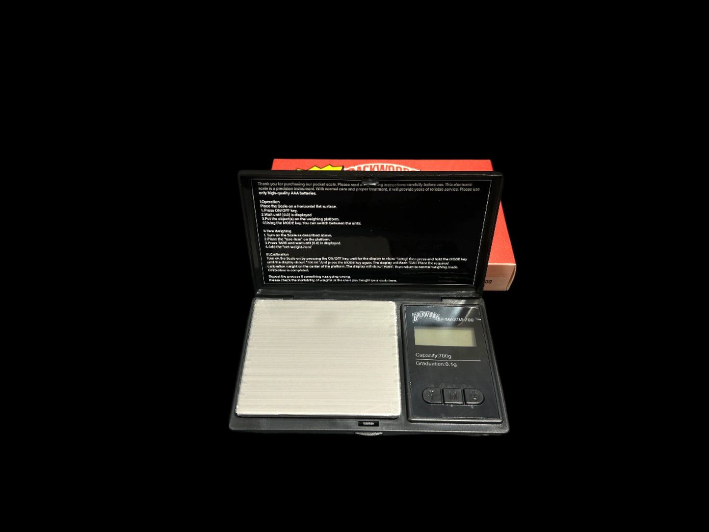 2PAC BACKWOODS DIGITAL POCKET SCALE