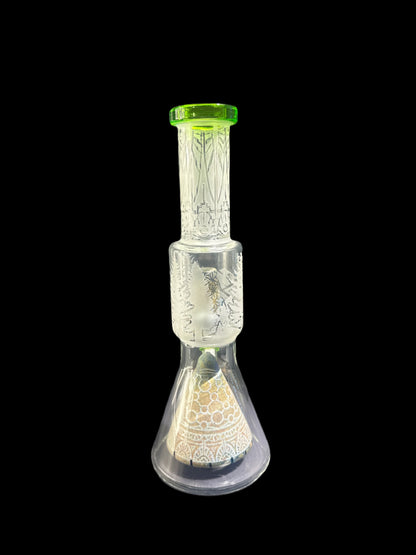 FROSTED TREE GLASS BONG