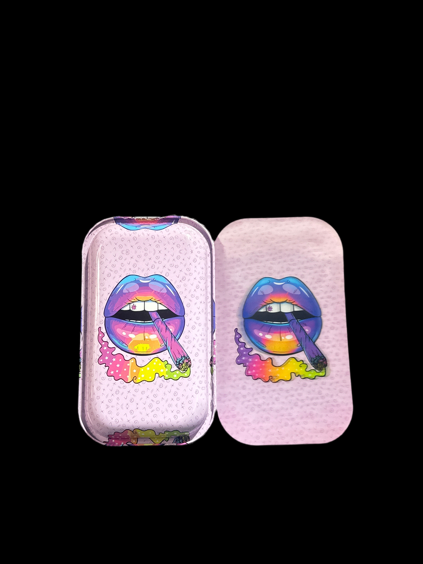 COLORFUL LIPS LARGE ROLLING TRAY