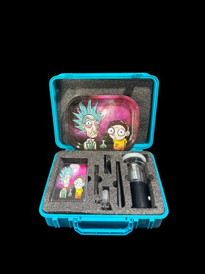 RICK N MORTY  ROLLING BRIEF CASE