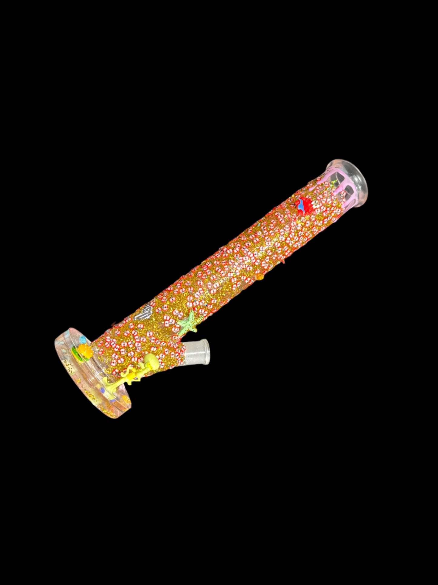 TOON DREAMZ HAND CRAFT SQUIDWARD  AND SANDY CHEEKS GLASS BONG