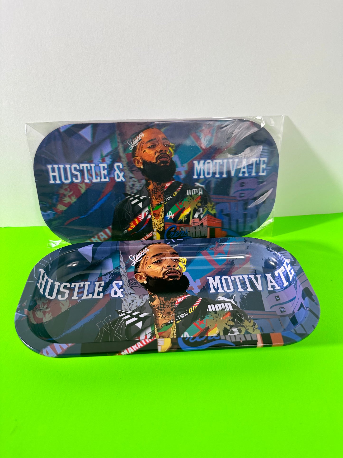 HUSTLE & MOTIVATE ROLLING TRAY